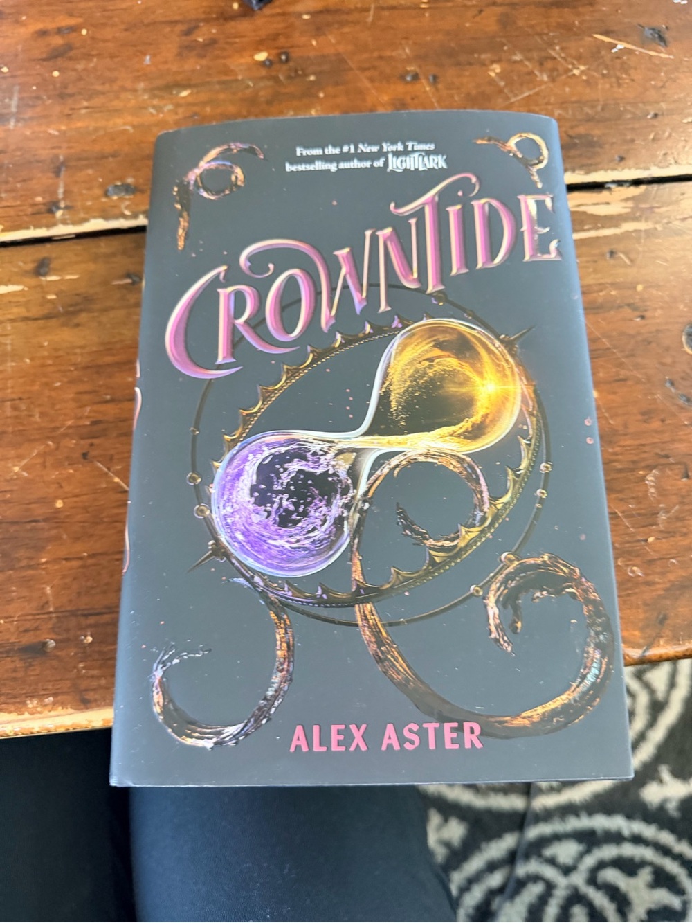 Target Crowntide Hardcover — Black with Purple & Gold Details
